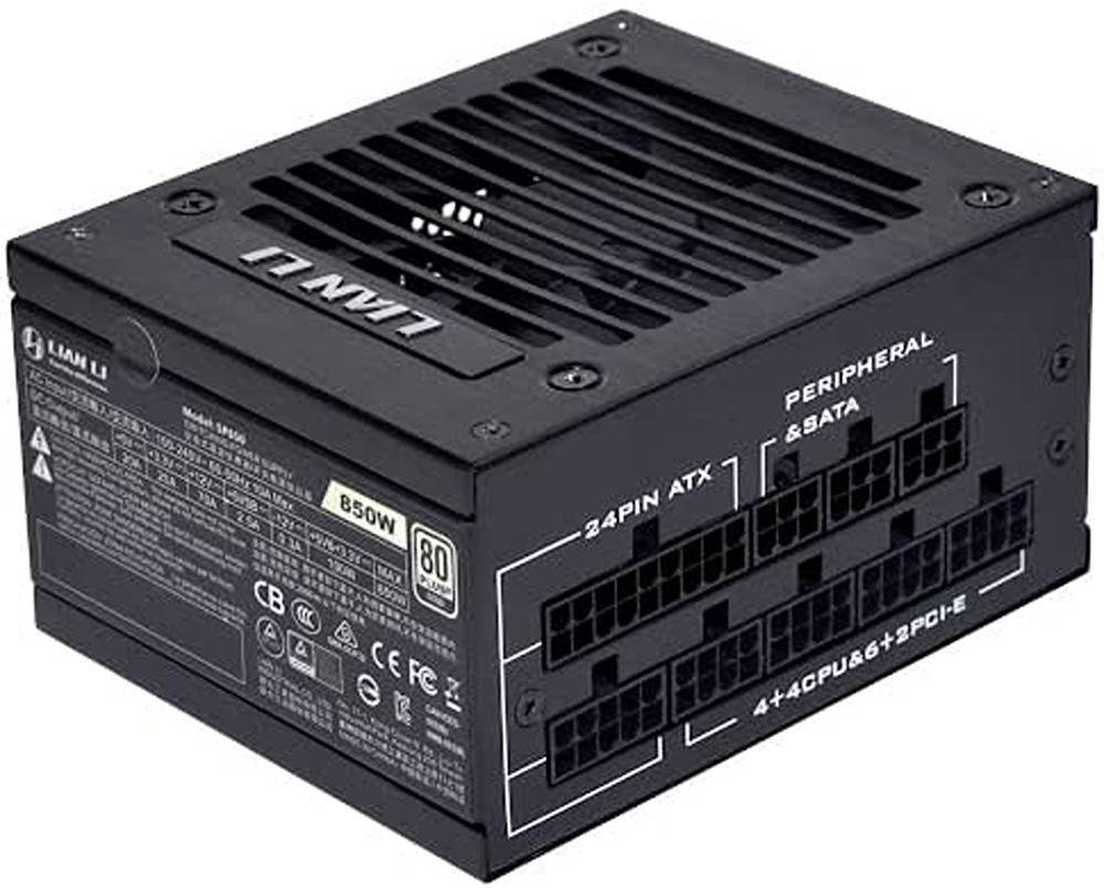 Lian LI SP 850 Watts 80+ Gold SFX مصدر طاقة للألعاب - أبيض Lian LI SP 850 Watts 80+ Gold SFX مصدر طاقة للألعاب - أبيض